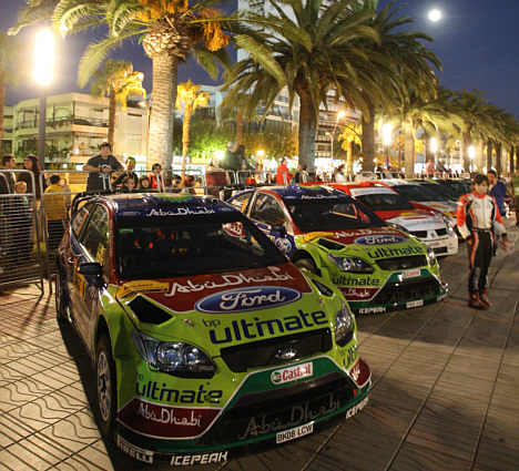 BP Ford Abu Dhabi World Rally Team klar til start på Spaniens Rally 2010.